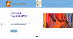 Desktop Screenshot of iconleathers.com