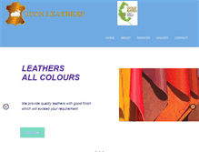 Tablet Screenshot of iconleathers.com